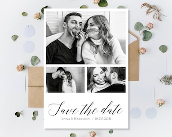 Printed Photo Save The Date Wedding Cards, Save The Date, Save The Date, Save Our Date Cards, Modern Save The Date, Cheap Save The Date