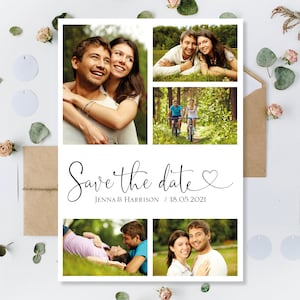 Gedruckt Save The Date, Speichern Sie unsere Datumskarten, speichern Sie das Datum, Foto speichern Sie das Datum Hochzeitskarten, modern speichern Das Datum, Billig speichern Das Datum