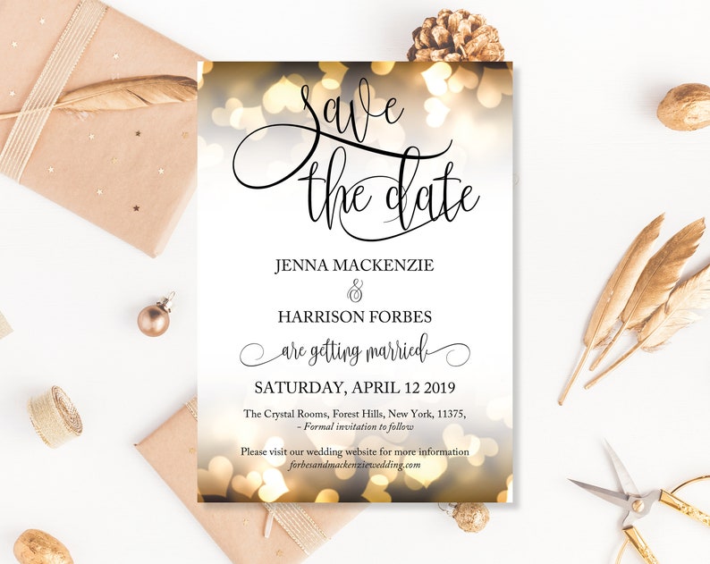 Printed Autumn Save The Date Cards, Fall Save The Date, Save The Dates Wedding, Modern Save The Date, Cheap Save The Date, Save Our Date image 9