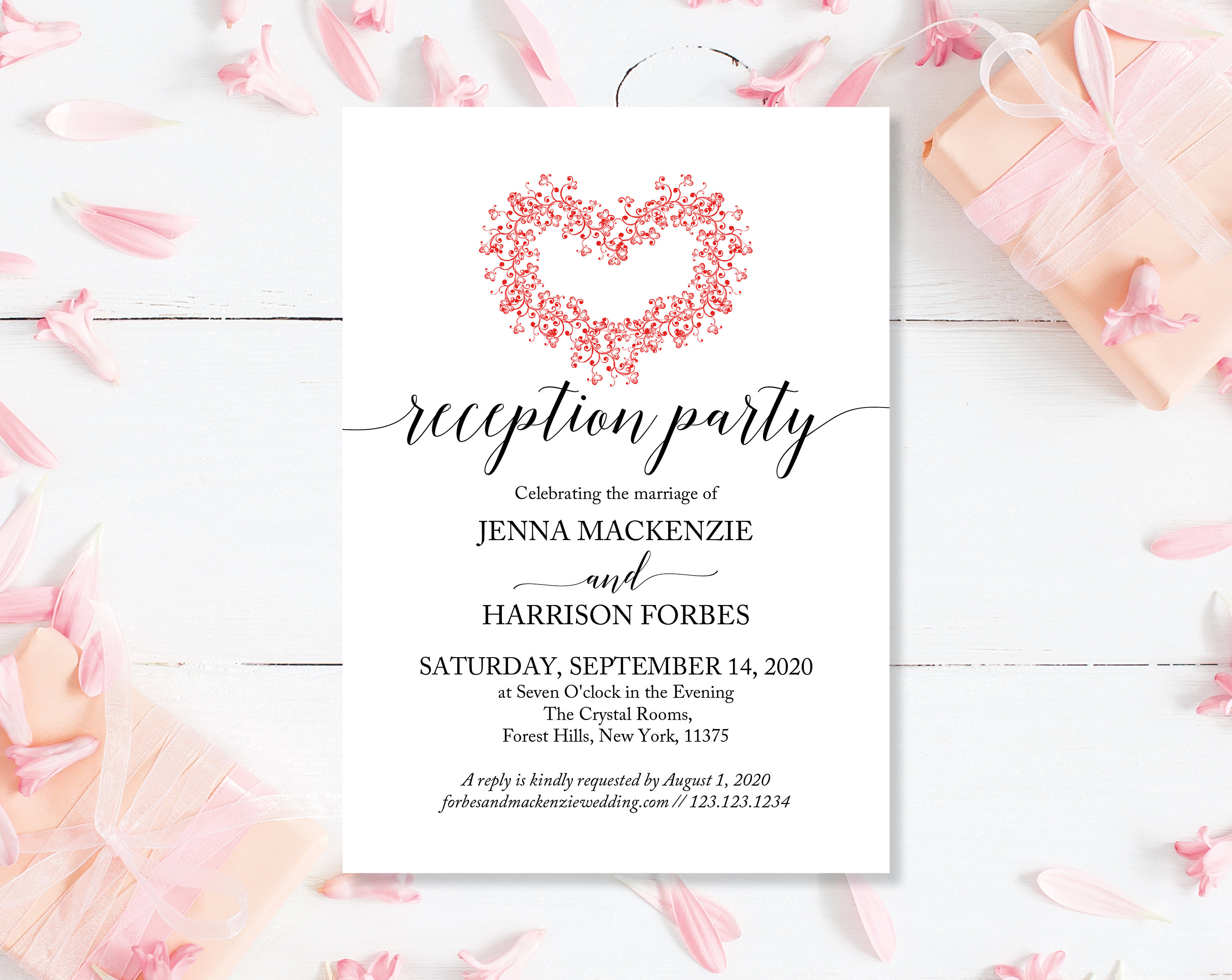 Printed Wedding Invitation Wedding Invite Wedding Invites | Etsy UK
