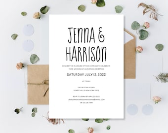 Printed Wedding Invitation, Reception invites, Wedding Invites, Wedding Invite, Evening Wedding, Wedding Invites, Cheap Wedding Invitations