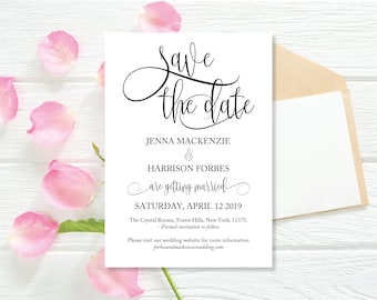 Printed Save The Date Cards, Save The Date, Save The Dates Wedding, Modern Save The Date, Cheap Save The Date, Save Our Date, Wedding Save