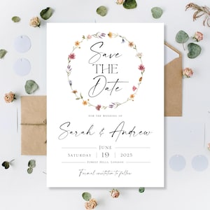 Save The Date Hochzeitskarten Save The Date Hochzeitskarten Hochzeit Sparen Sie unser Datum Sparen Sie unseren Abend Moderne Boho Günstige Klassisch Minimalist
