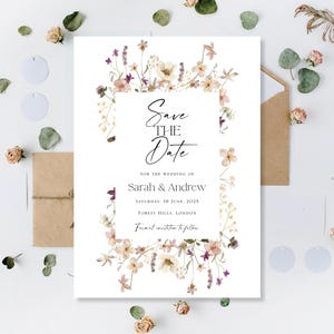 Gedruckt Save The Our Date Hochzeitskarten Hochzeit Save The Date Karten Sparen Sie die unsere Abendnacht Sparen Sie unser Datum Hochzeit Minimalist Classic Boho