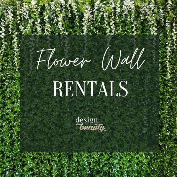 Flower Wall Rental within the GTA (Pick-up option in Mississauga)