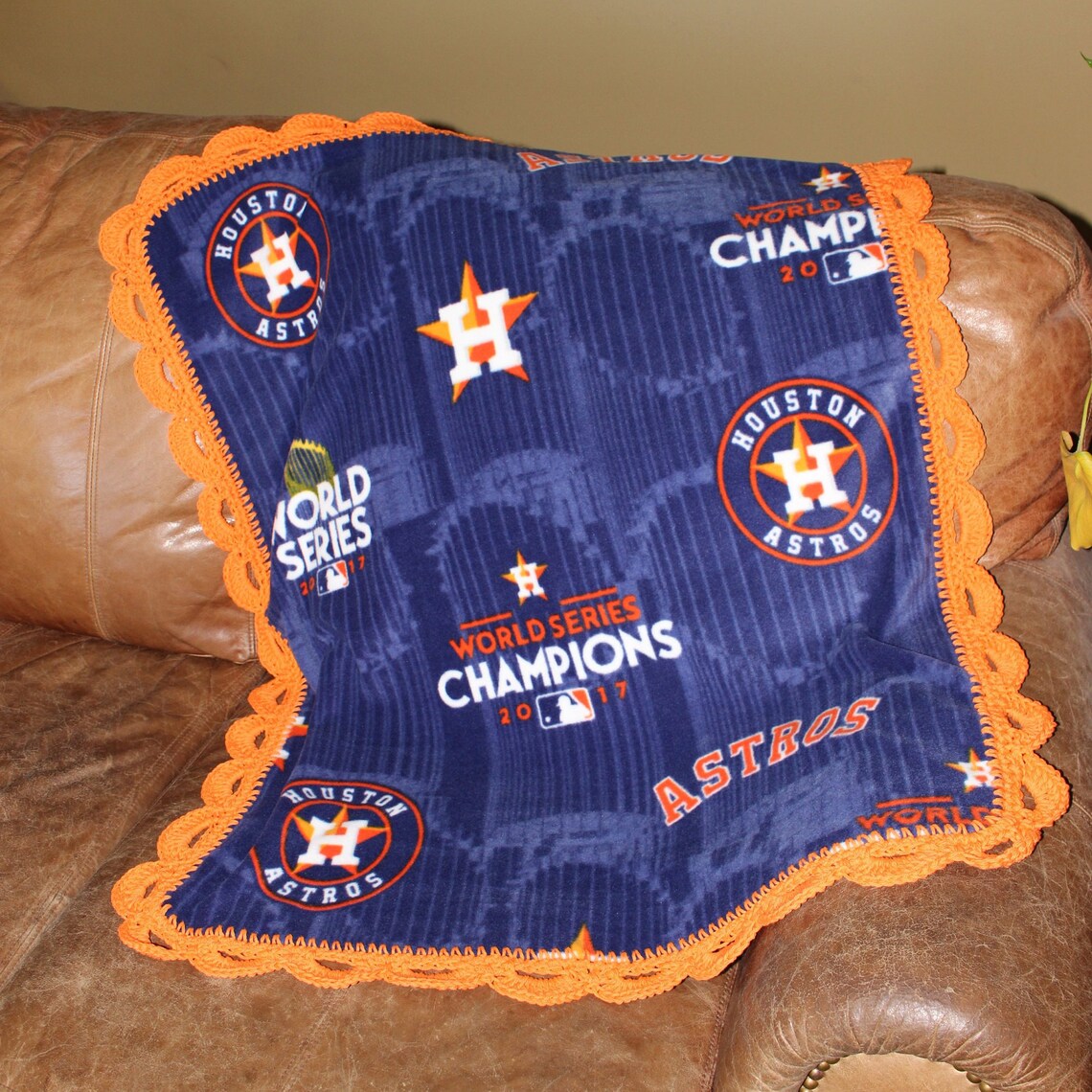 Houston Astros World Series Baby Toddler Blanket Etsy