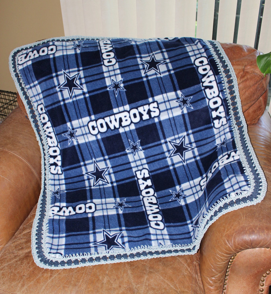 Dallas Cowboys Baby Toddler Blanket Etsy