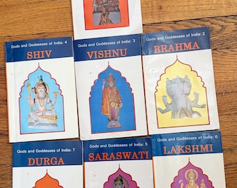 Hindu gods Ganesh, brahma,shiv, Vishnu,laxmi,Durga and saraswathi