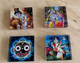 Hindu gods paper weight/ deco