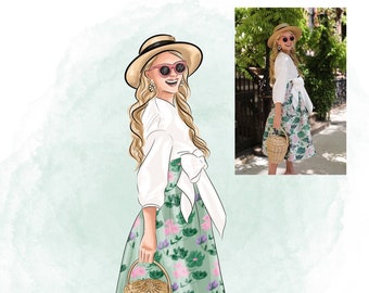 Arte digital personalizado, ilustración personalizada de JW, solo arte digital, tiempo limitado