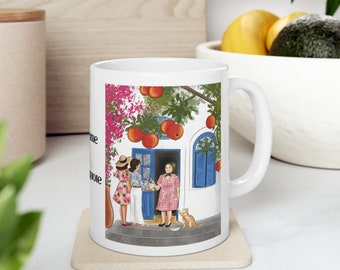 11oz mug memorial, year text mug, jw gift, ceramic mug, jw pioneer gift, jw sister gift, jw girl gift, jw year text