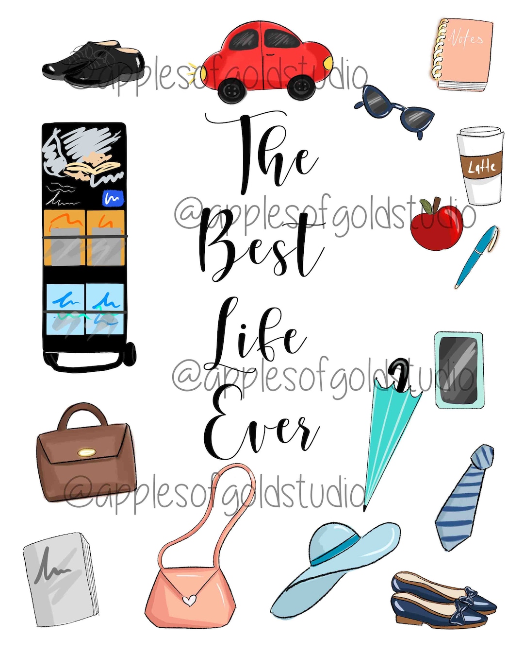 Best Life Ever Clip Artpersonal Use Only Etsy