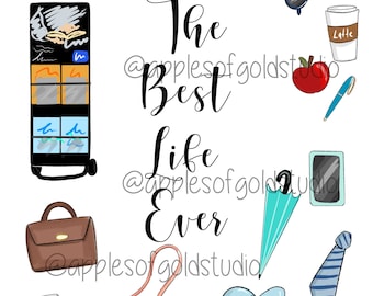 Best life ever - This clipart can be used for personal and comercial use