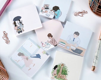Jw notepads set, jw memo pad, jw notes, jw gifts, jw stationery, jw brotherhood gift, jw pioneer gift, jw sister gift, jw brother gift