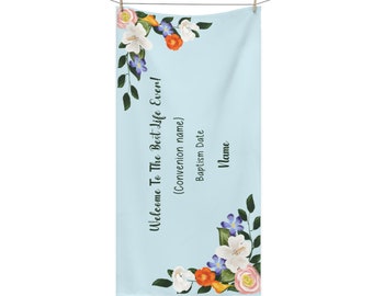 Jw baptism gift, Jw gift, Jw sisters gift, Jw sister towel, Jw baptism towel, Jw convention gift, Jw pioneer gift, Jw baptism souvenir