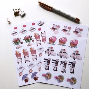 Pegatinas de JW, pegatinas de planificador de JW, hojas de pegatinas de JW, pegatinas de chica de JW, pegatinas de cuaderno de JW, regalos para hermanas de JW, regalo de pionero de JW