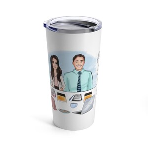 Pioneer couple gift, jw couple mug, Pioneer school gift, pioneer school mug, Meeting tumbler, convention gift, jw gifts, jw 20 oz tumbler image 1