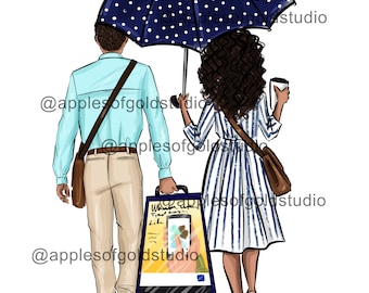 Couple cart preaching - This clipart can be used for personal and comercial use