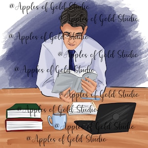 Predicación de estudio: este clipart se puede utilizar para uso personal y comercial