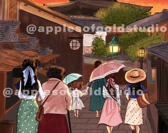 Pioneer Sisters - This clipart can be used for personal and comercial use