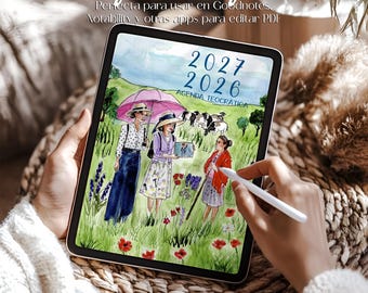 JW Theocratic planner 2026-2027, Agenda en español, Agenda para Goodnotes, Notability, frentes, Agenda imprimible, imprimibles JW