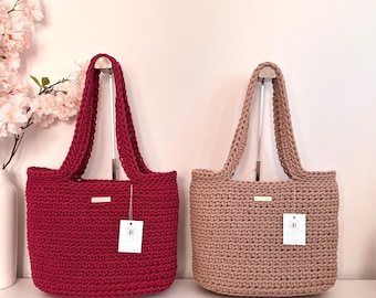 Bolso de crochet “Eliot Shopper” Colección W.&.W., shoppers
