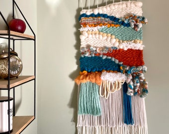 Woven wall hanging rotated colors