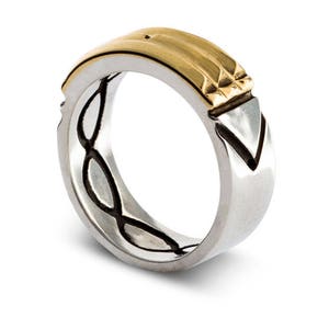 Atlantis Ring, 18k Gold & Silver 950 High Quality, the ORIGINAL RING ...