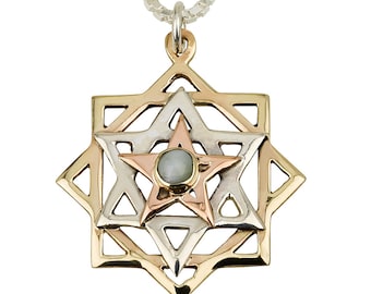 Tikkun Eve 14K Gold & silver 925 with 3 mm Chrysoberyl stone. Eve’s Tikkun Eve