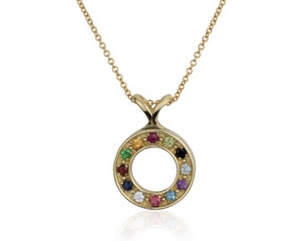 NIEUW! Kabbala-sieraden Hoshen 14K gouden kabbala-ketting voor mannen/vrouwen - Het aantrekken van overvloed en het vormen van een directe verbinding met God