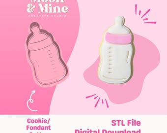 DIGITAL FILE | Baby Bottle Cookie Cutter STL File