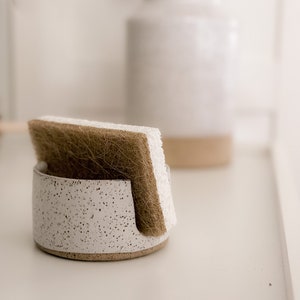 Speckle Ceramic Sponge Holder