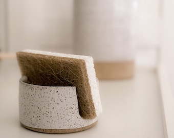 Speckle Ceramic Sponge Holder