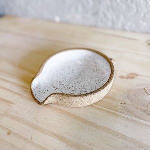 Speckle Ceramic Spoon Holder