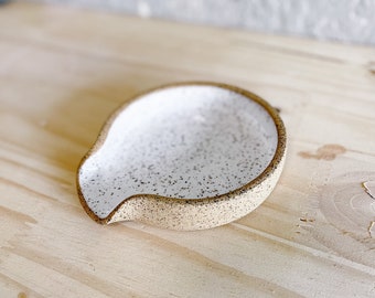 Speckle Ceramic Spoon Holder