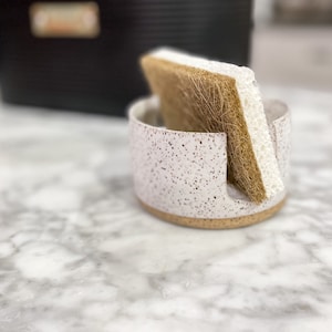 Speckle Ceramic Sponge Holder image 2