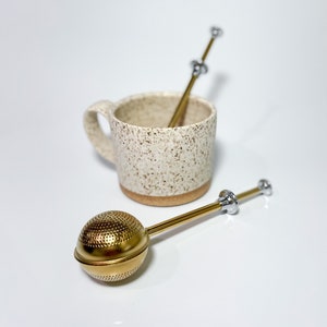 Stainless Steel Tea Push Strainer