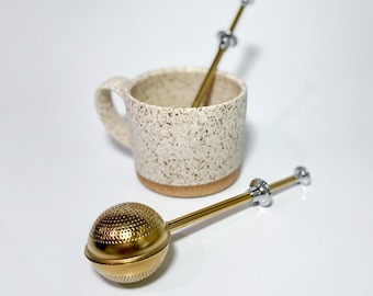 Stainless Steel Tea Push Strainer