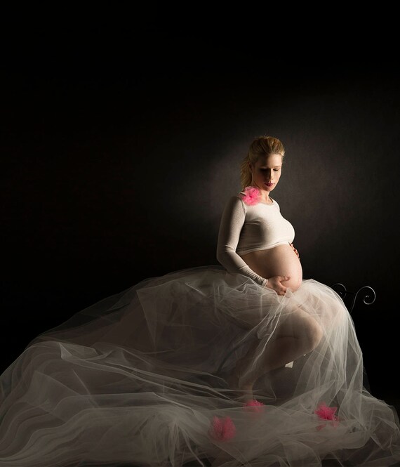 Premaman Tulle Servizio Fotografico Gonna l1JcFTK