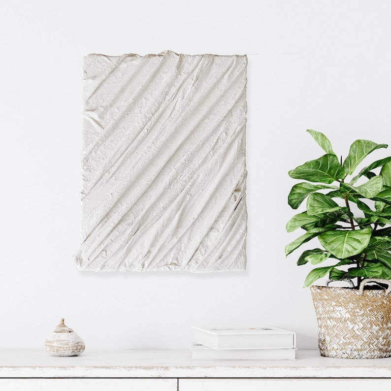 Diagonal Original Abstract White Wall Art Modern Wall Art Etsy