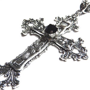 Saint Joan of Arc garnet gemstone rosary beads with Crowning of Thorns –  Unique Rosary Beads