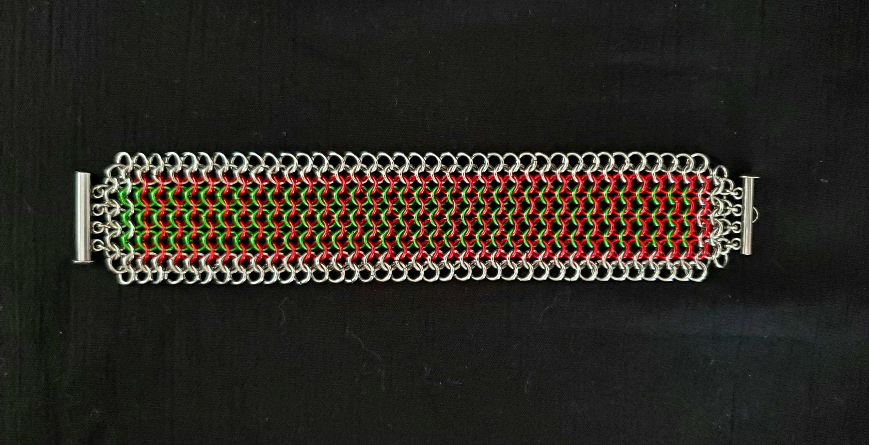 Christmas Chainmaille Bracelet - Etsy