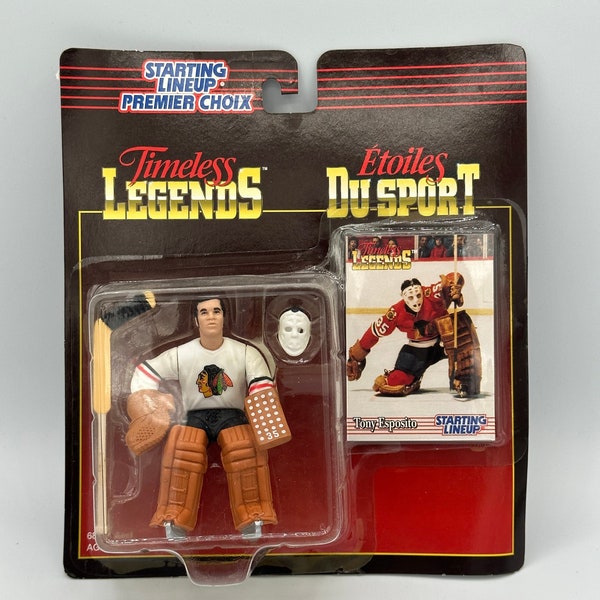 Vintage Tony Esposito Starting Lineup Figure BNIB / Kenner c. 1996