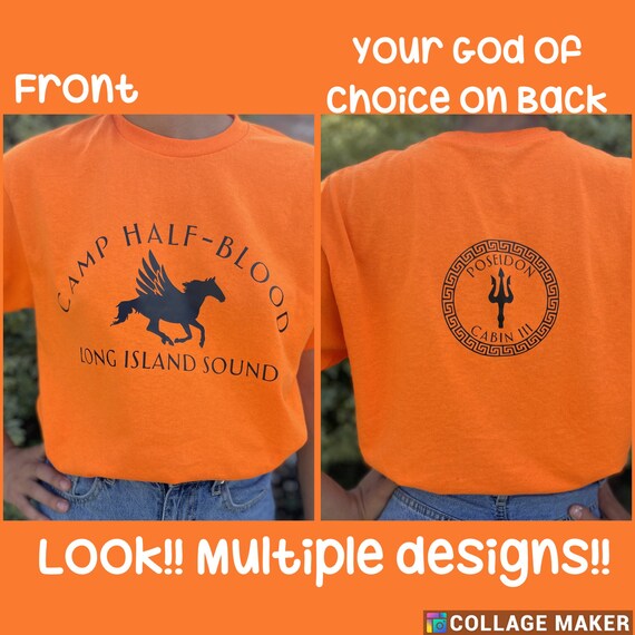 DIY camp half-blood t-shirt (percy jackson) 