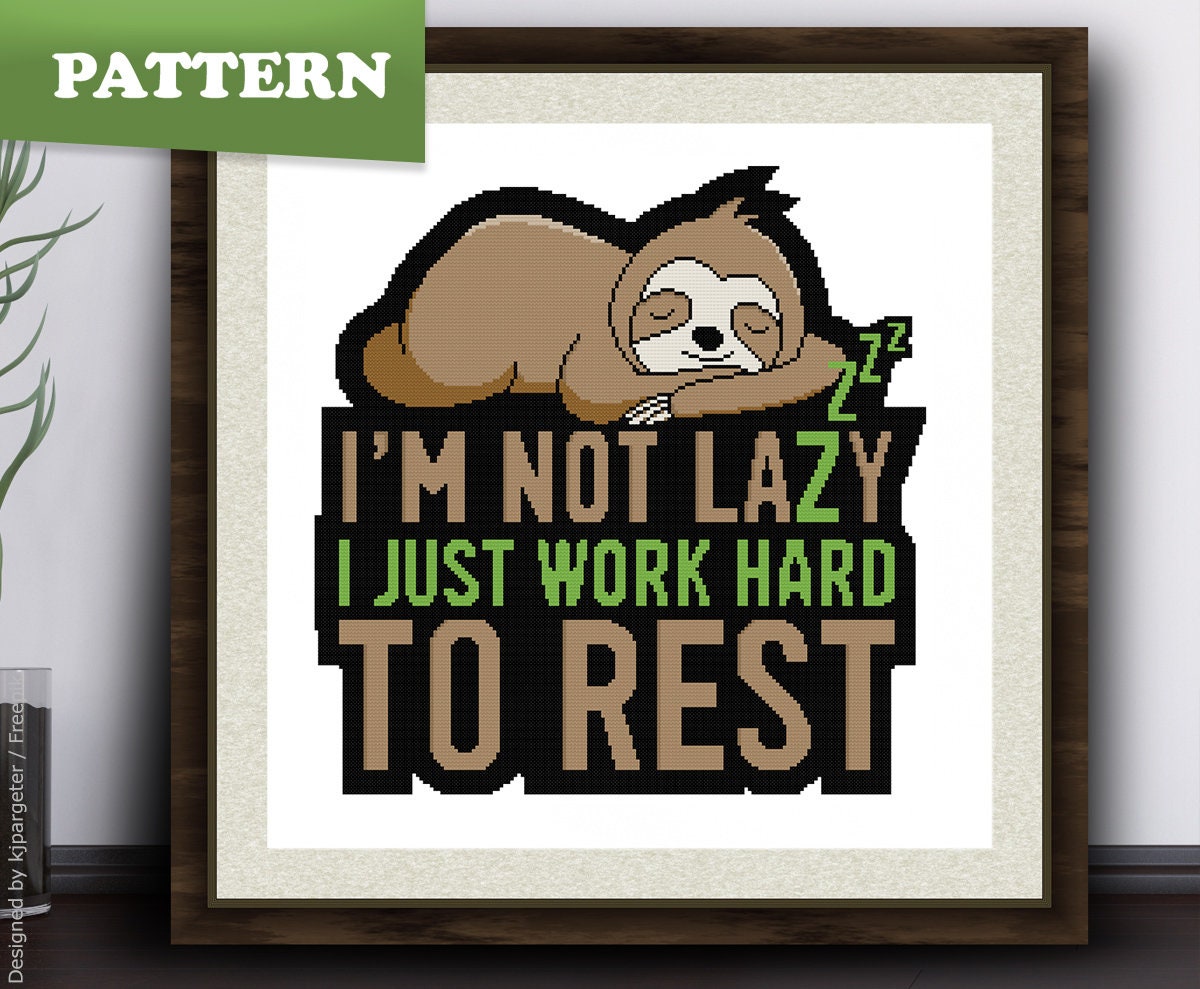 Sloth I'm Not Lady I Just Work Hard to Rest Funny - Etsy Canada Sloth I'm Not Lady I Just Work Hard to Rest Funny - Etsy Canada