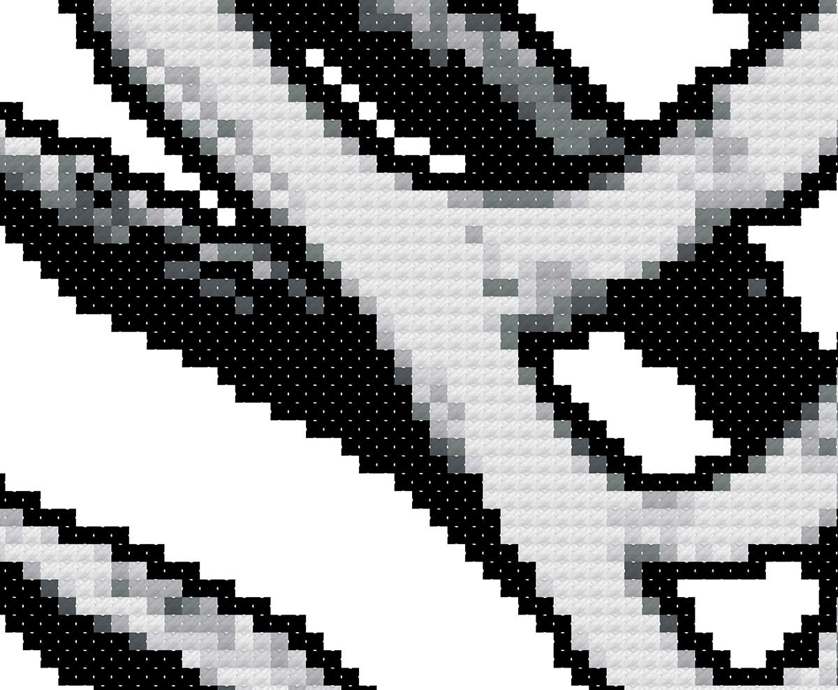 Skeleton Rib Bones Patterns.pdf Rib Cage Cross Stitch Pattern | Black and Gray | Skeleton | Anatomy ...