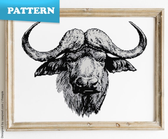 cross stitch chart BRAHMAN BULL