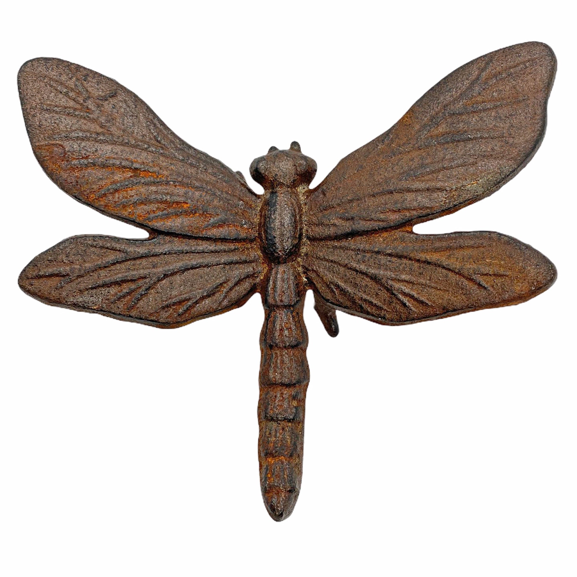 Cast Iron Dragonfly Garden Ornament Decor Etsy UK