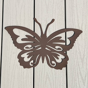 Wall Mountable Butterfly Garden Ornament Outdoor Wall Art Insect Decoration