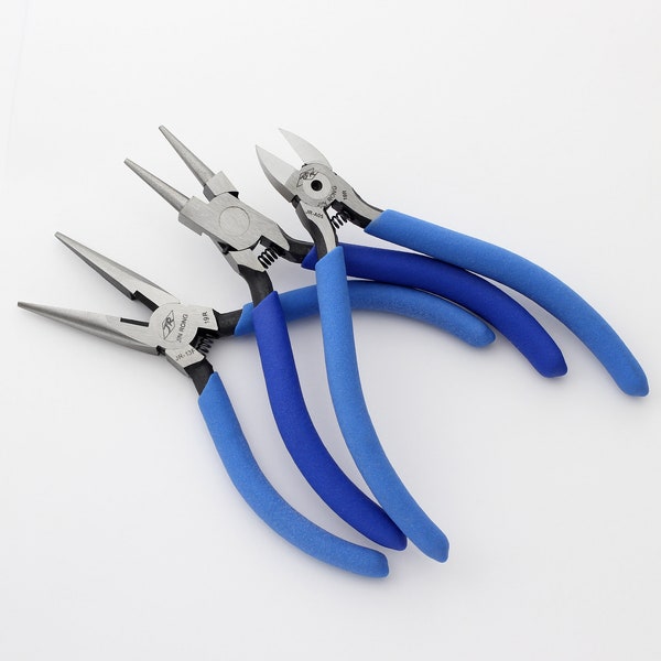 1 Piece Jewelry Tool Set,Round Nose Plier,Diagonal Cutting Plier and Long Nose Plier,Jewelry Making Tools,Jewelry Suppliers
